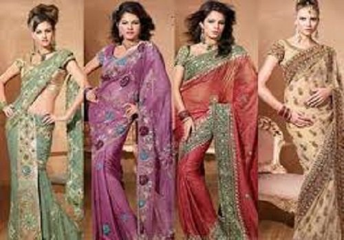 Saree draping at home